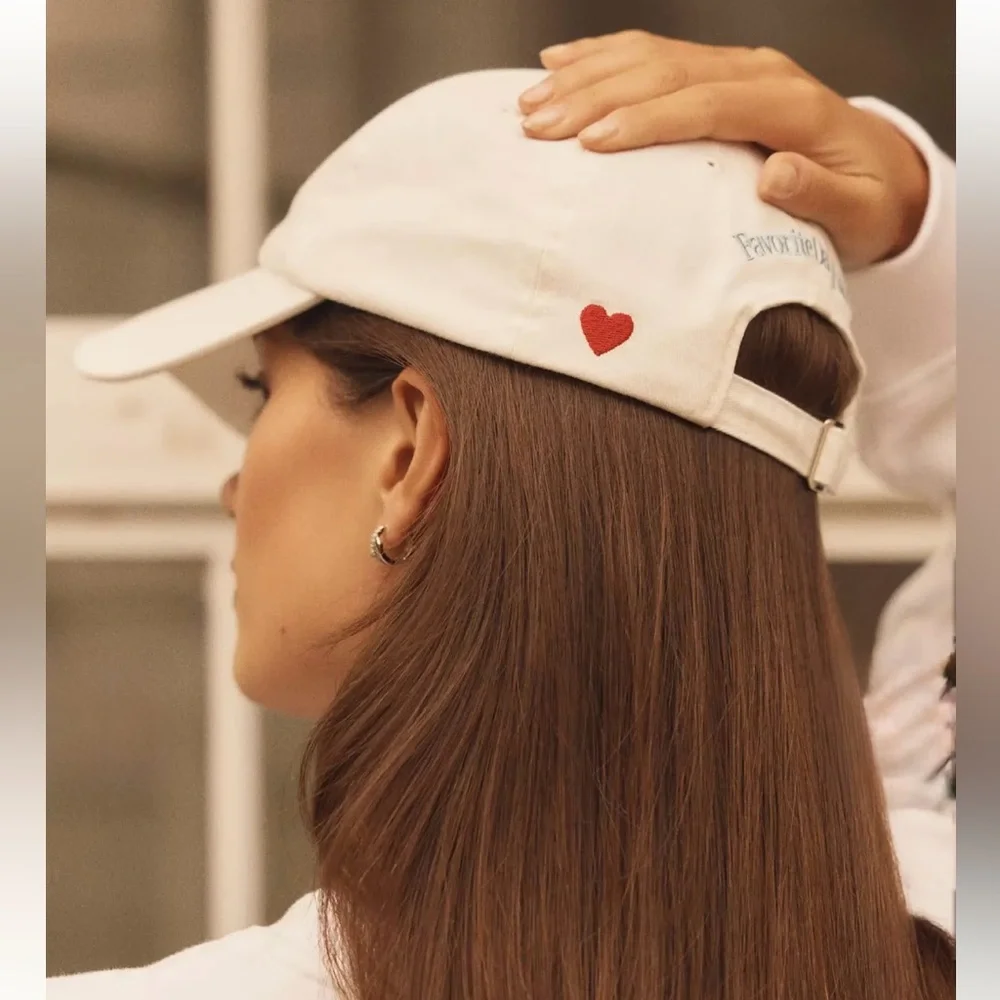Favorite Daughter Cream 'BRIDE' Baseball Cap